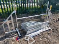 4 x aluminium magnetic safety jumps with poles - 2