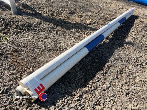 3 x miscellaneous jump poles