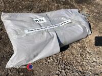 10 x tunnel wraps, grey with yellow binding - 3