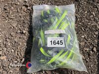 10 x reflective multi clipping point dog leads