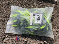 10 x reflective multi clipping point dog leads - 2
