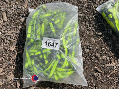10 x reflective medium dog harnesses