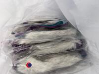 10 x fur dog tug toys