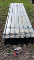 12 x 3m plus green roof sheets, new