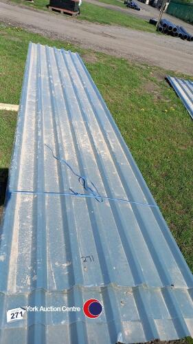 4 x 5400m plus green roof sheets, new