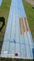 12 x 5560m box profile roof lights, new