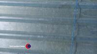 12 x 5560m box profile roof lights, new - 3