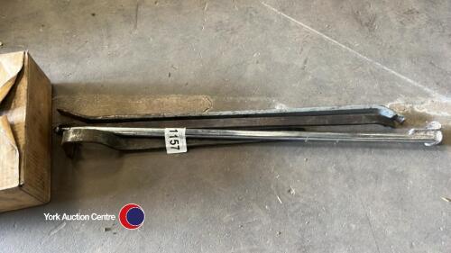 4 x Melco rim bead tyre levers bars