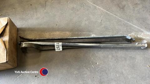 4 x Melco rim bead tyre levers bars