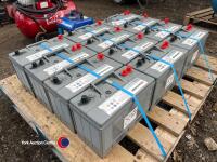 12 x 12v leisure batteries