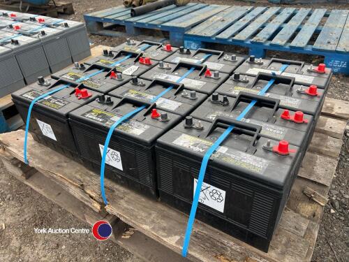 12 x 12v leisure batteries