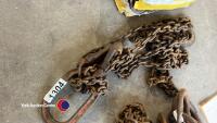 Set of 2 leg lifting chains