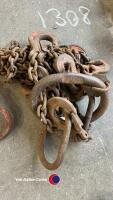 Set of 4 leg lifting chains