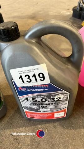1 bottle of I.S.O.32 hydrolic oil