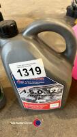 1 bottle of I.S.O.32 hydrolic oil