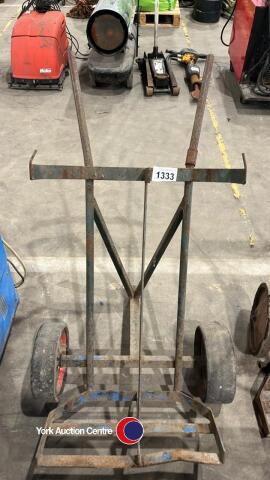 Gas bottle trolley
