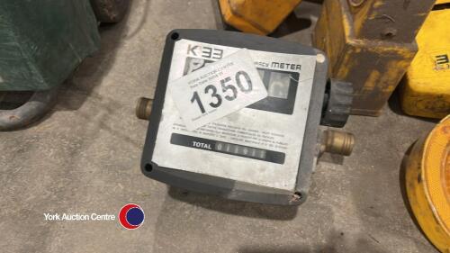Diesel litre meter