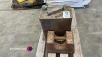 Vintage weights and jerry can - 2
