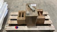 Vintage weights and jerry can - 3