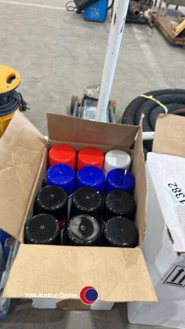 Line marker spray mix colours