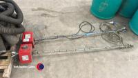 2 x workshop car hoist hanging power and air posts