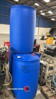 3 x blue barrels - 2