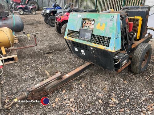 Compare Holman 175CFM diesel compressor with pipes and breaker