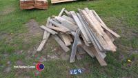 Reclaimed oak floorboards