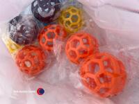 10 x small roxy roller ball dog toys - 2