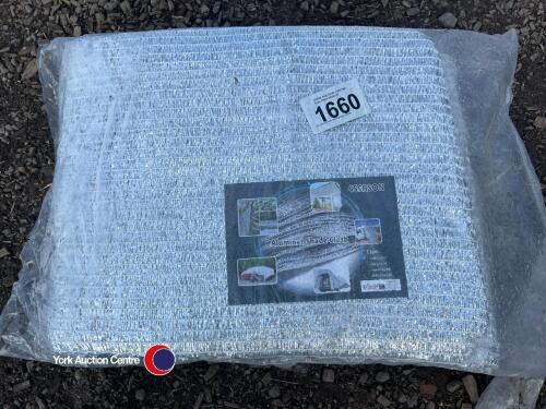 XL aluminium net car/van shade