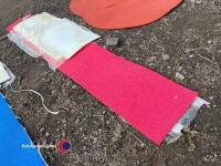 Red with white contact rubber seesaw skin - 3