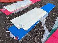 Blue with white contact rubber seesaw skin - 3