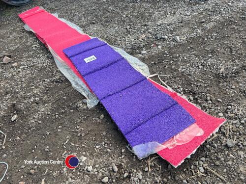 Red with purple contact dog walk skin
