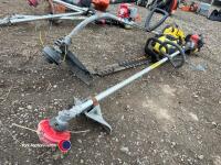 2 x petrol strimmers and petrol hedge trimmer