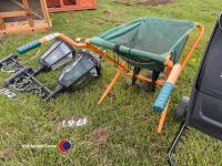 Folding garden wheel barrow - 3