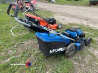 Hyundai electric start push lawn mower - 4