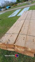 Bundles of timber purlins - 3