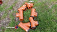 6 drainage junctions 100mm diameter - 4