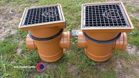 2 compact drainage gully 100mm diameter - 2