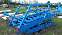 Steel gantry stairs with handrails - 2