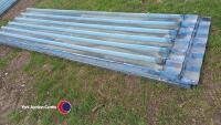 10 x roof sheets 130in long (around 11ft) by 42in wide (round 3.5ft) - 2