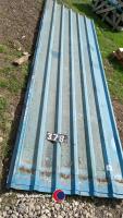 10 x roof sheets 130in long (around 11ft) by 42in wide (round 3.5ft)