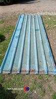 10 x roof sheets 130in long (around 11ft) by 42in wide (round 3.5ft) - 2