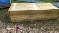Quantity of sleepers, 200x100x2.4m