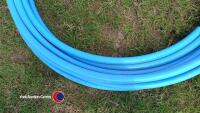 Roll of blue water pipe - 2