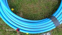 Roll of blue water pipe - 2