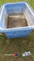 Builders cement bin