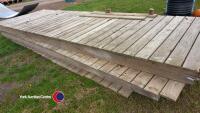 4 Yorkshire boarded sections (13ft) - 2
