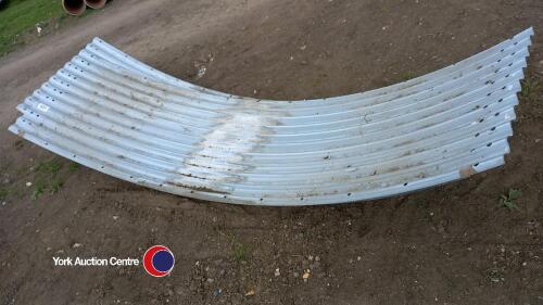 Half moon roofing sheets