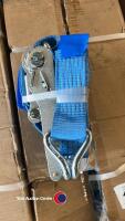 10 x 10m ratchet straps, new - 2